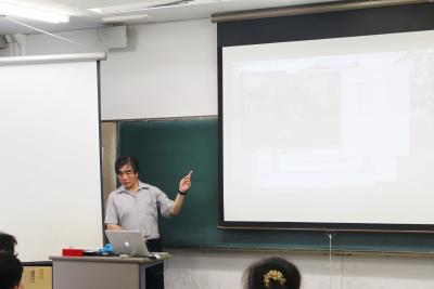 大島聡教授の「情報モラル教育の背景と実践」の講習