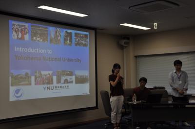 学生国際ボランティアによる大学紹介