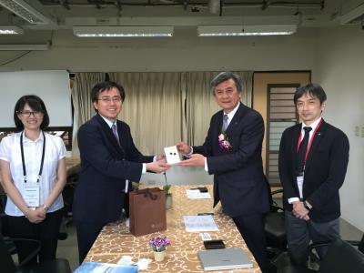 国立成功大学 陳東陽副学長との打ち合わせ