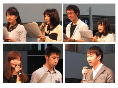 横浜国立大学フェリス女学院大学放送研究会（http://ynuferris-hk.net/）の皆さん