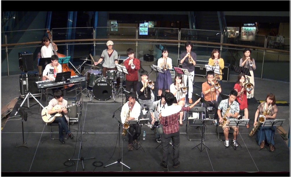 横浜国立大学BaySound Jazz Orchestra（http://baysoundjazz.wix.com/ynubjo）の皆さん