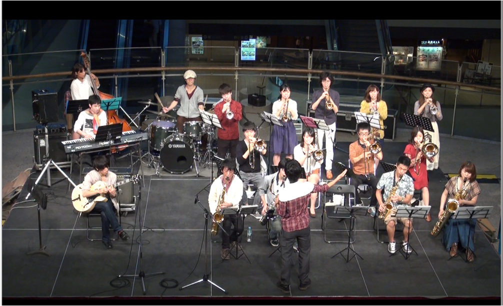 横浜国立大学BaySound Jazz Orchestra(http://baysoundjazz.wix.com/ynubjo)の皆さん