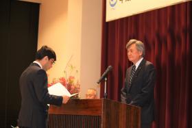 新入生代表による宣誓