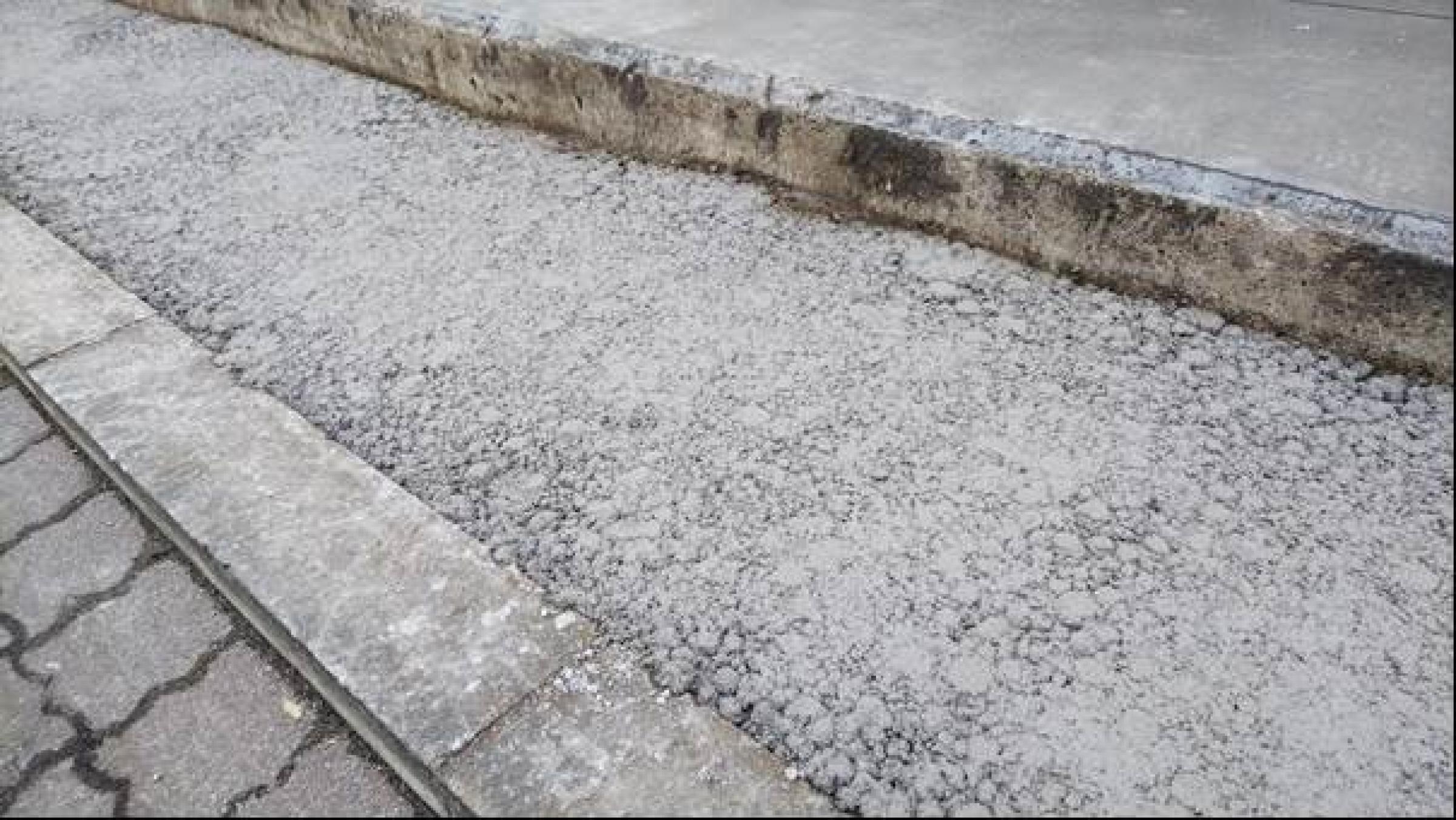 Zeroセメントの造粒ポーラスコンクリート（granZ concrete）を使用した透水性コンクリート舗装