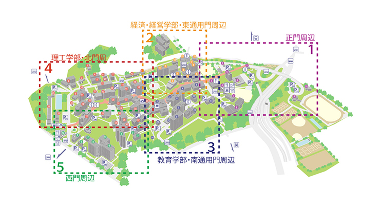 坂道編 大学全体図