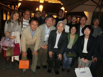 Brazil Alumni Reunion 2015 Commemorative Photo, Professor Toshi-ichi Tachibana (Center)