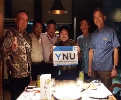  2017 YNU Indonesia Alumni meeting group photo 　　　　