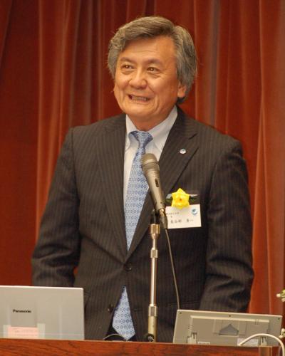 長谷部学長による開会挨拶