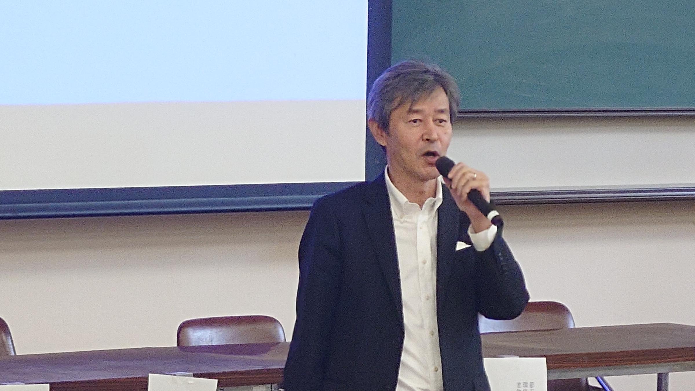 梅原学長　開会挨拶