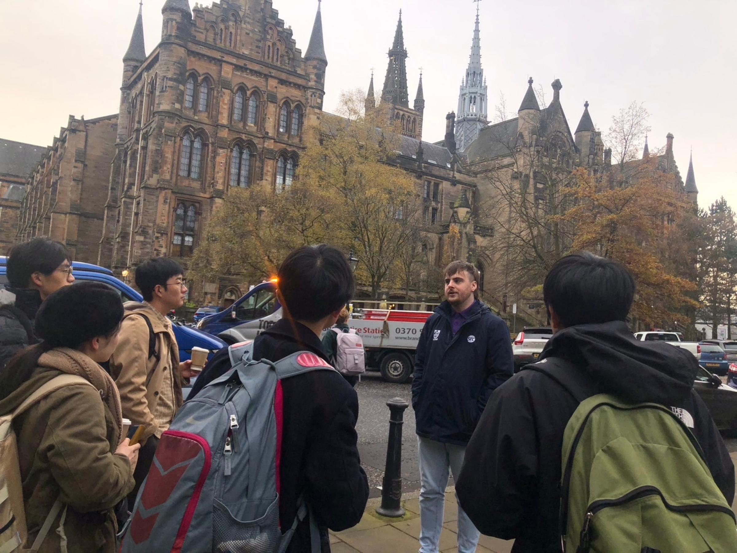 University of Glasgow campus tour