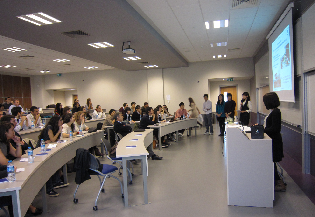 YNU students presentation in Turkey