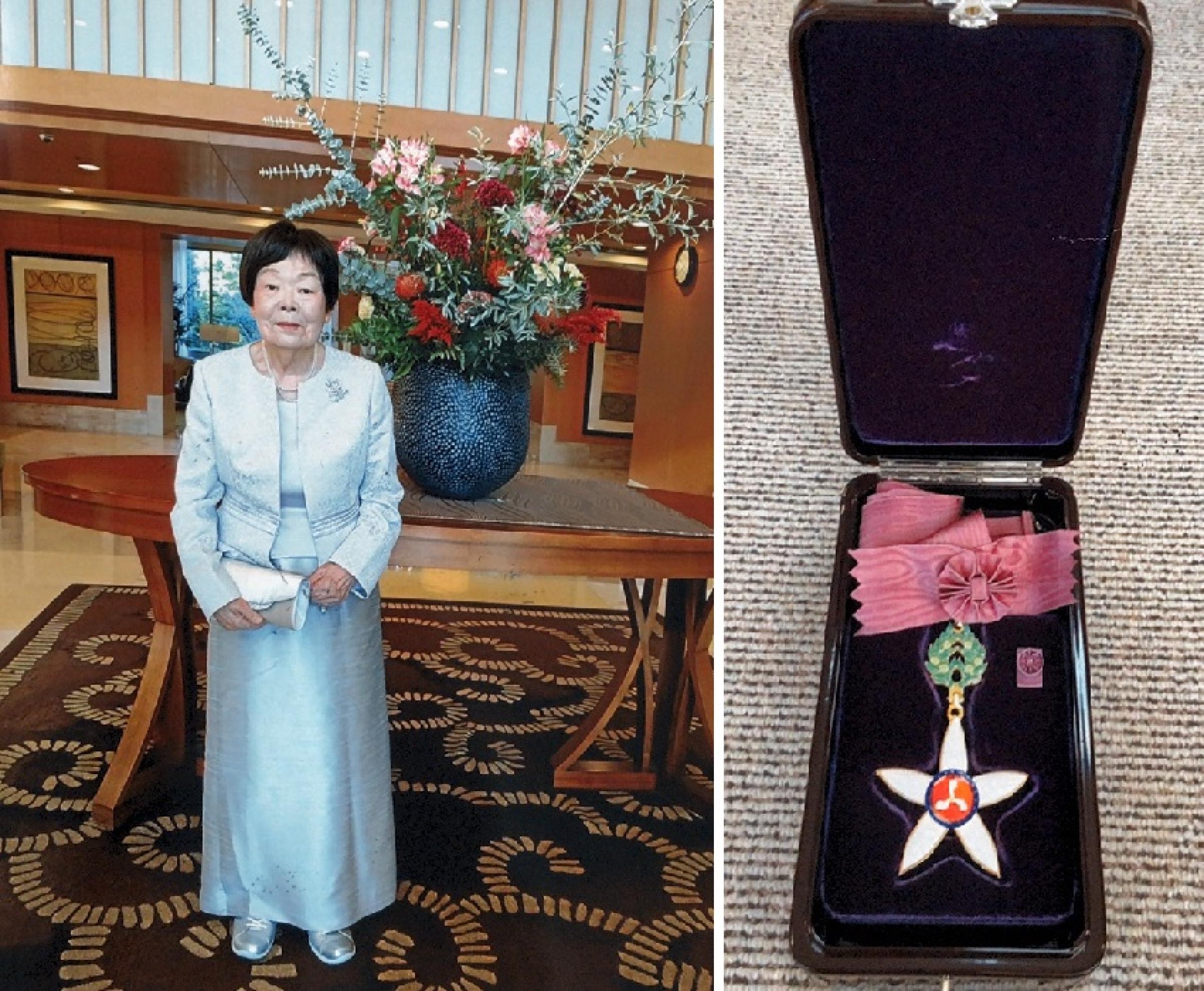 　　小栗三江子氏　撮影