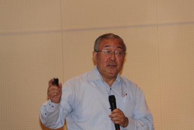 「はやぶさ」について語る的川泰宣氏