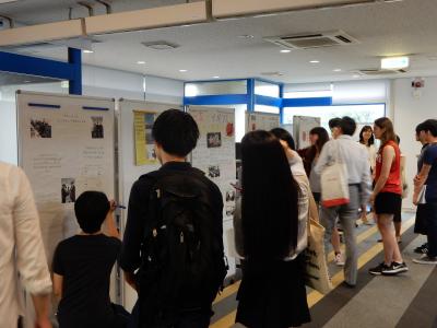 Photo 2: Poster Presentation held at the International Student Center