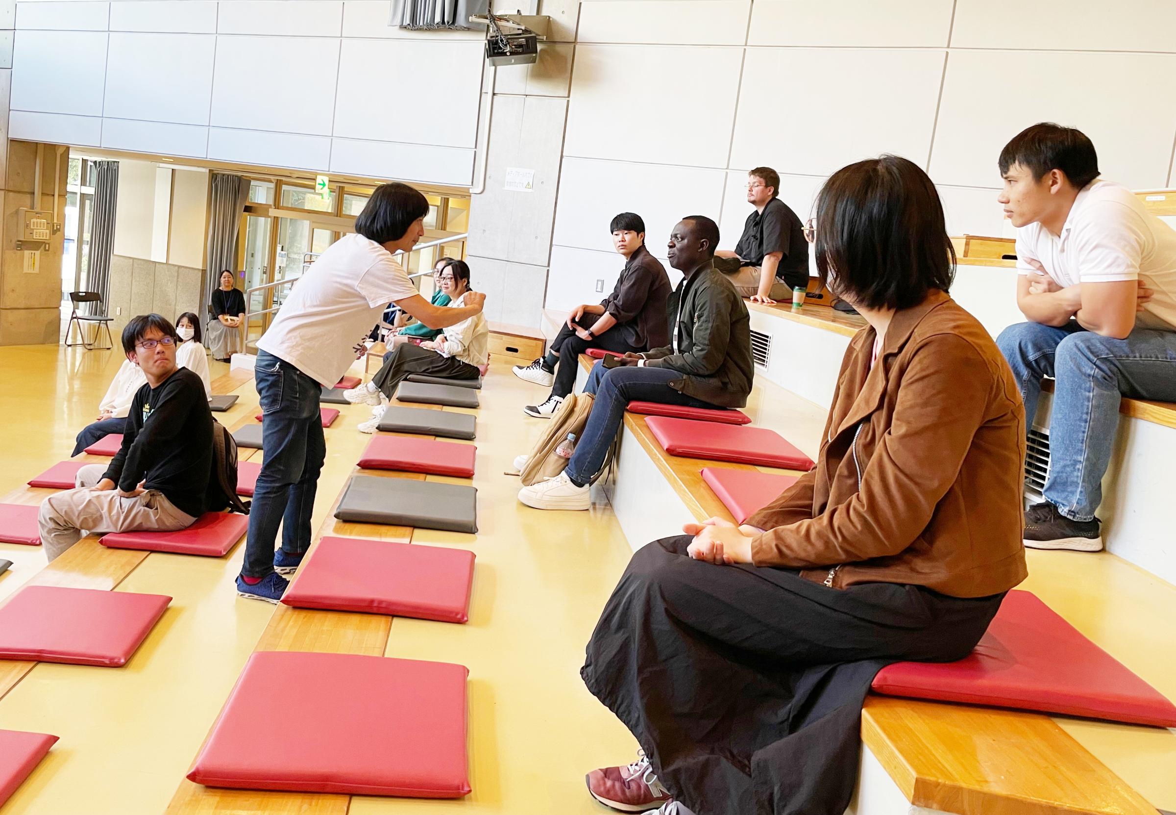 Students receiving instruction