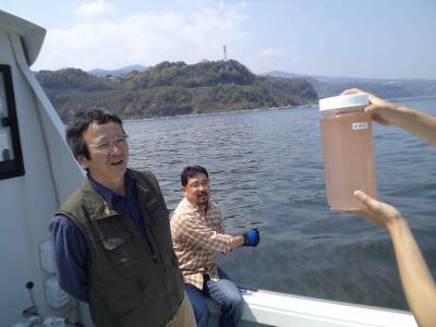 Trial embarkation to the training ship “Tachibana” (Provided by Prof. Schwamborn)