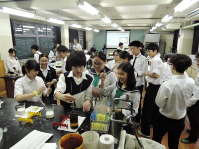 Attend a chemistry class at Koryo High school