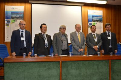 Opening Ceremony: Associate Prof. Hirakawa (Second from the Left)