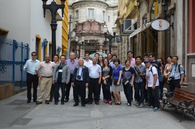 In Front of the Coffee Museum, Santos Historical Area