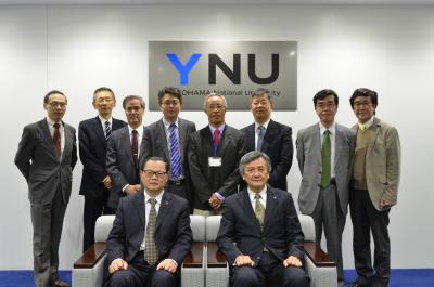 Left in the front) Chair Professor You-Lin Xu Right in the front) President Hasebe