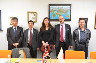 Frm L: Executive Director Nakamura, Prof. Arai, Ms. Gandolfi, Prof. Smith, and Assoc. Prof. Hirakawa