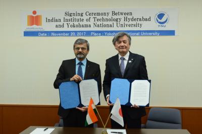 （Left）Director Desai（Right）President Hasebe