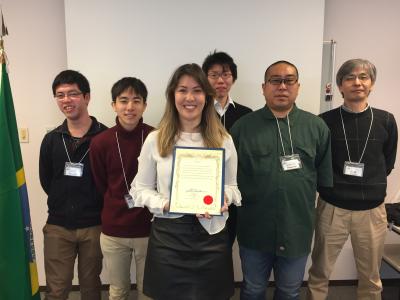 Final Report at JICA   (Center: Dr. Isabele                                     Right: Prof. Takeda)