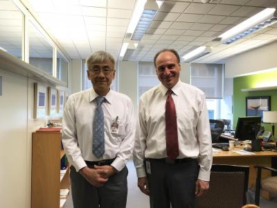 Left) Prof. Maekawa Right) Dr. David Rosenblat