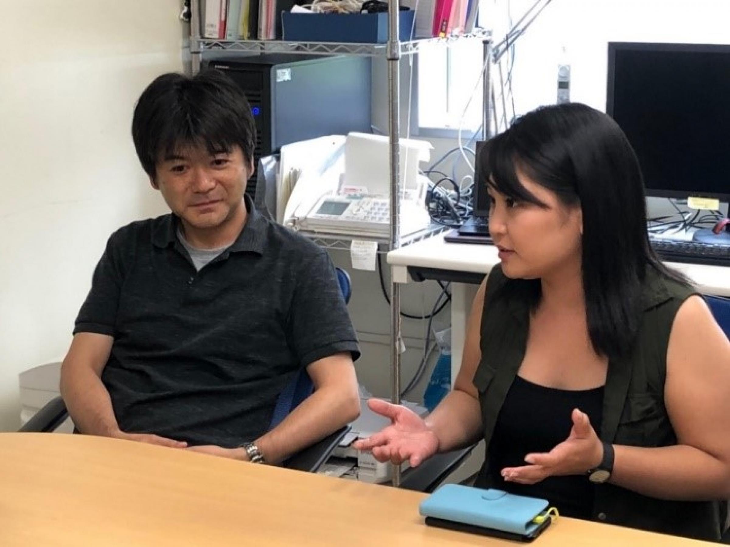 Prof. Fukuda and Tiemi-san