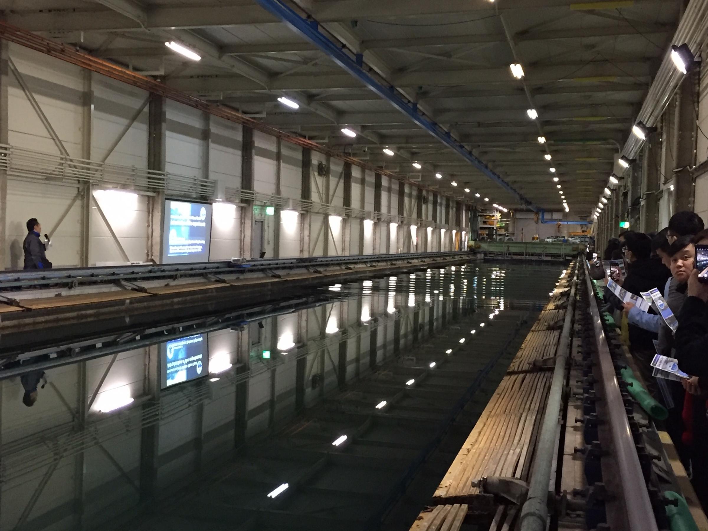 At Ship Model and Seakeeping Basin