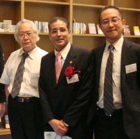 With Professor Karam (centre)