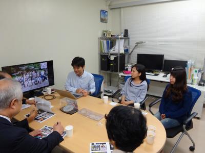 福田研究室への訪問