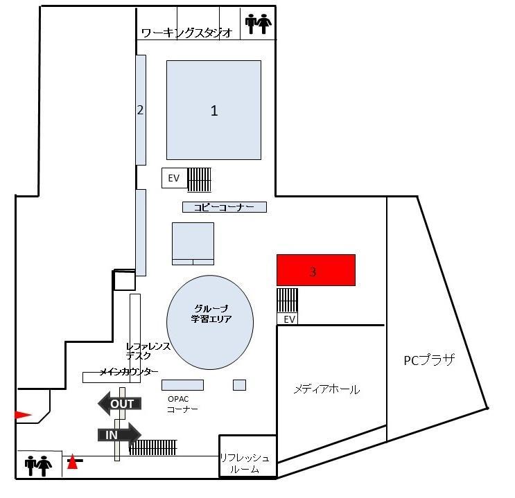 アクセスコーナーの場所